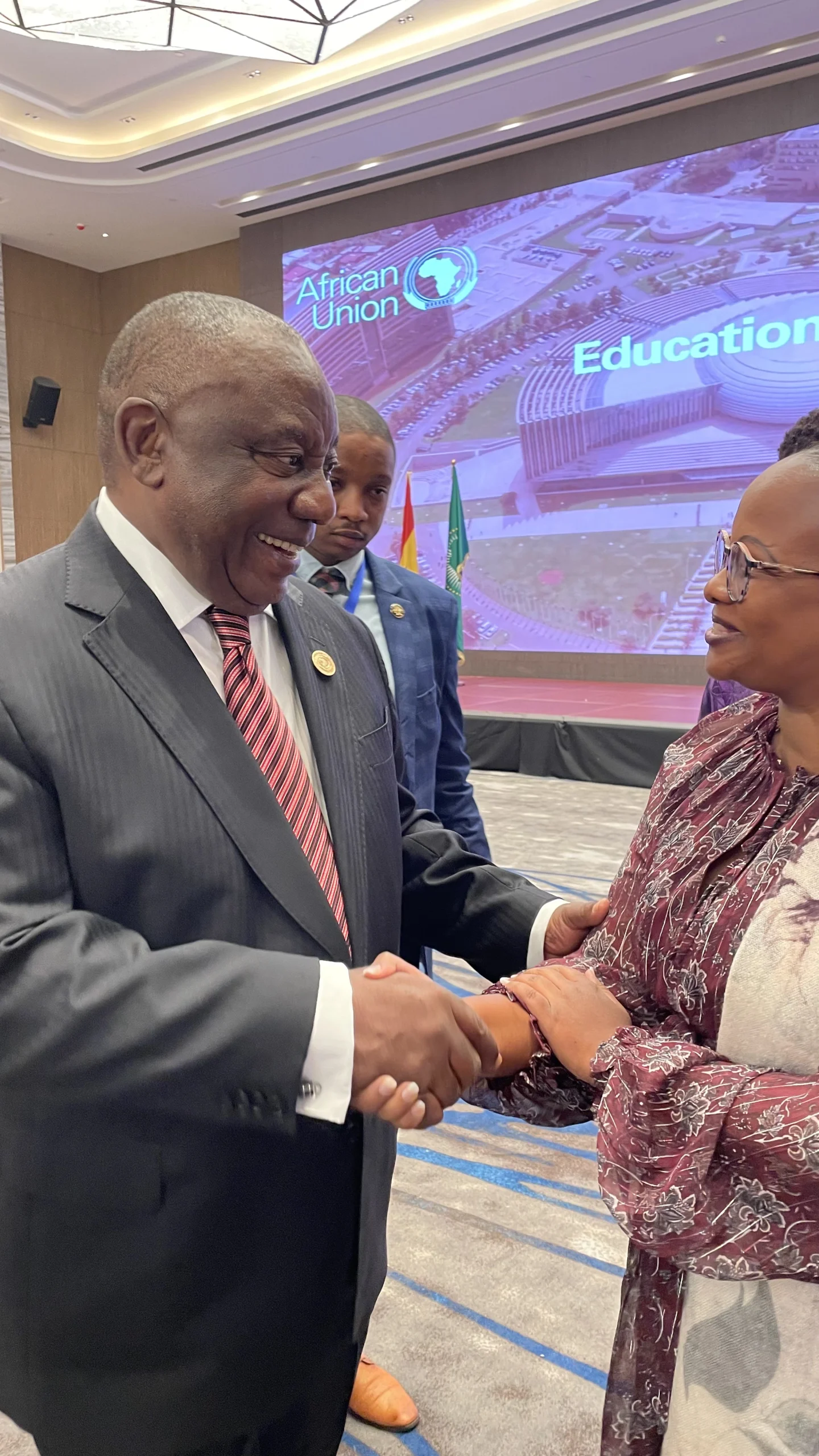 ART Partnership — Our Director with President Ramaphosa