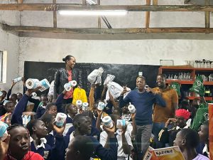 Distributing Dignity Kits is a powerful way to support the development of African Girls 